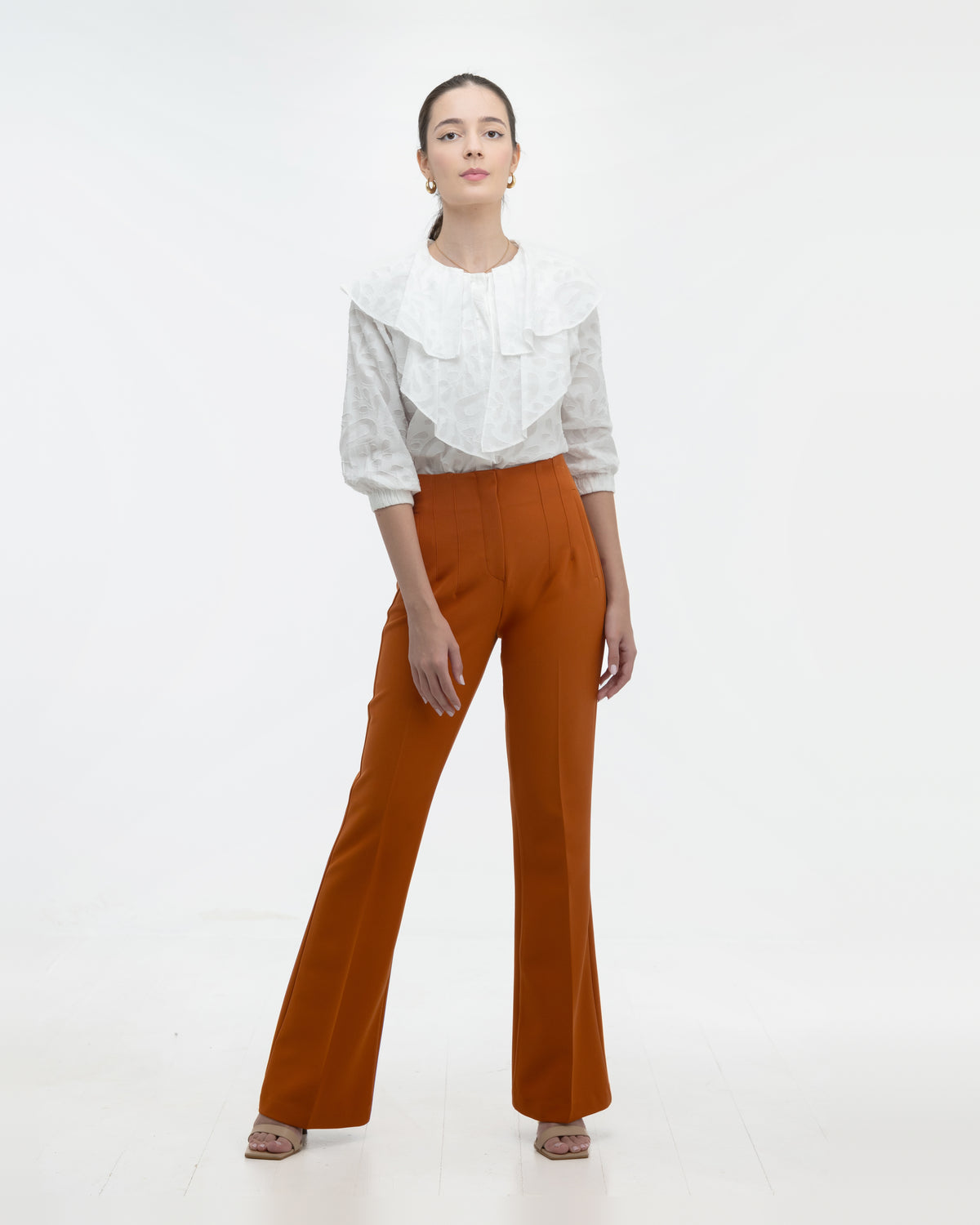 Blouse 15-5670 in Blanco, front