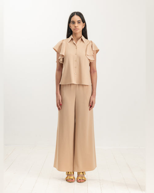 Trousers 15-5672 in Khaki, front