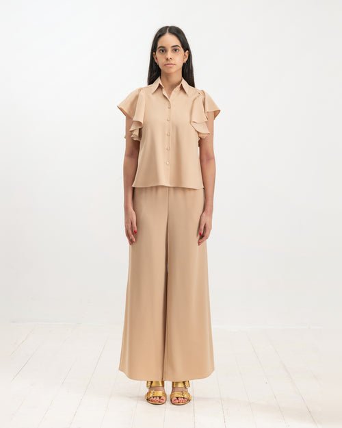 Trousers 15-5672 in Khaki, front