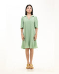 Dress 15-6020 in Verde, front